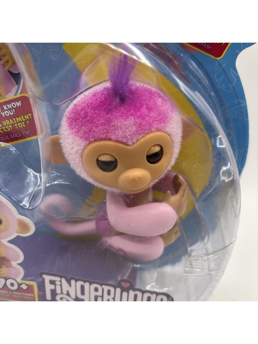 2022 FINGERLINGS Harmony Pink Baby Monkey 70+ Sounds & Reactions - Picture 4 of 5